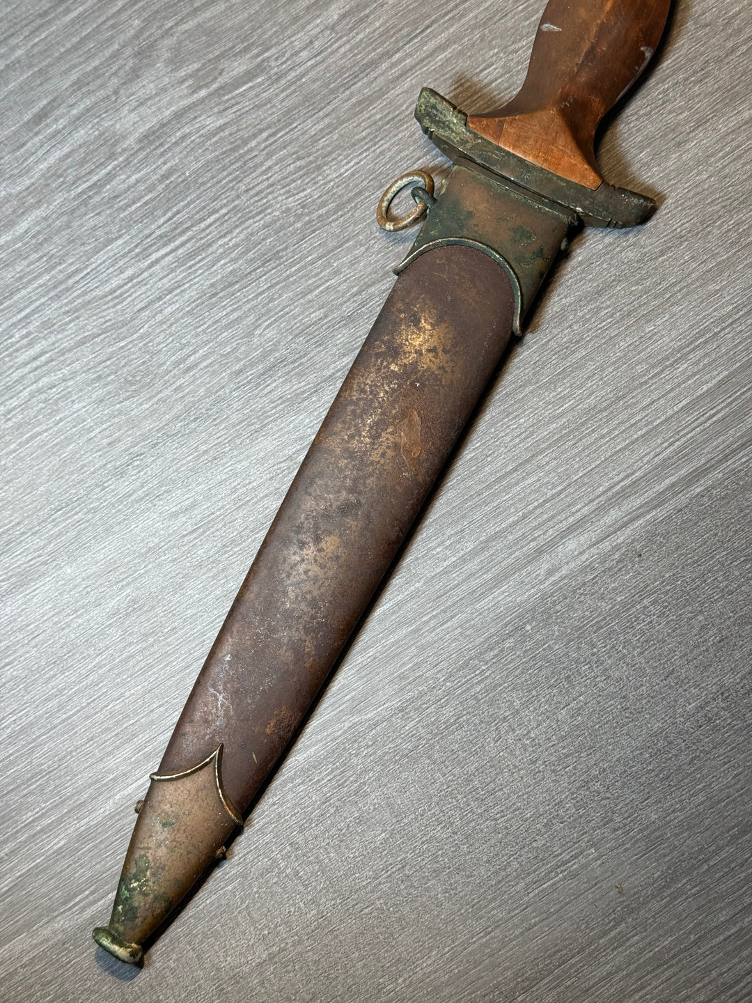 Original WWII German SA Dagger – Wilh. Halbach, Solingen – Early Nickel Fittings – “Alles für Deutschland
