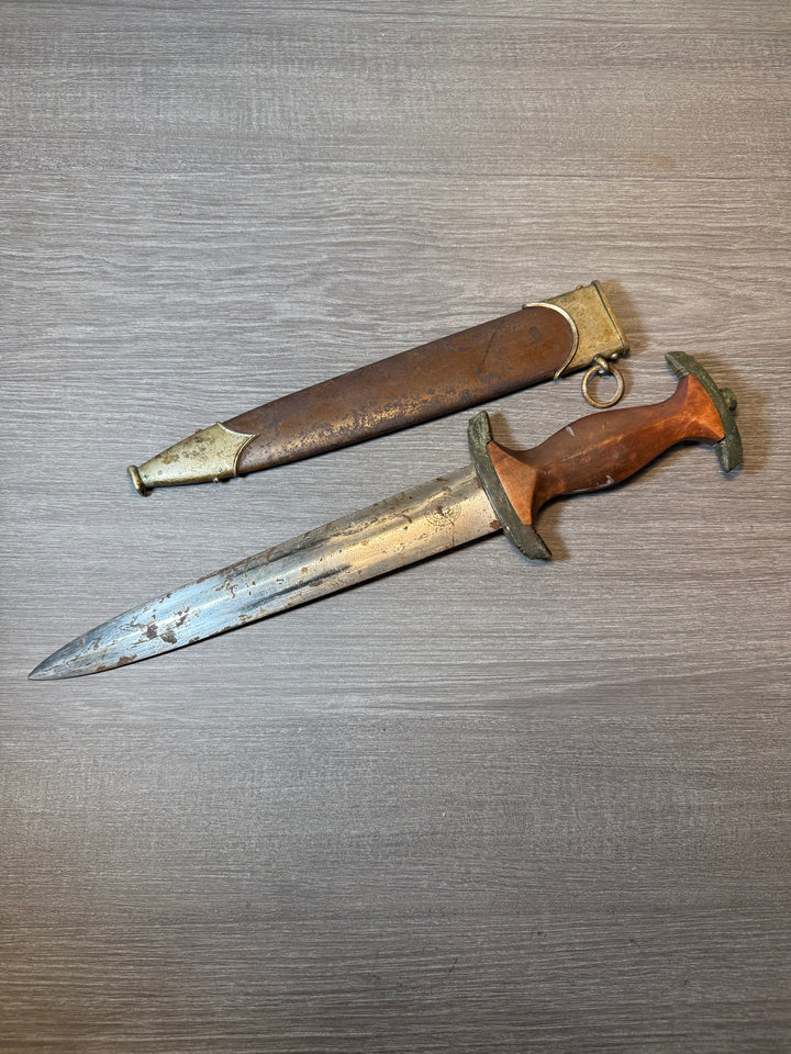 Original WWII German SA Dagger – Wilh. Halbach, Solingen – Early Nickel Fittings – “Alles für Deutschland