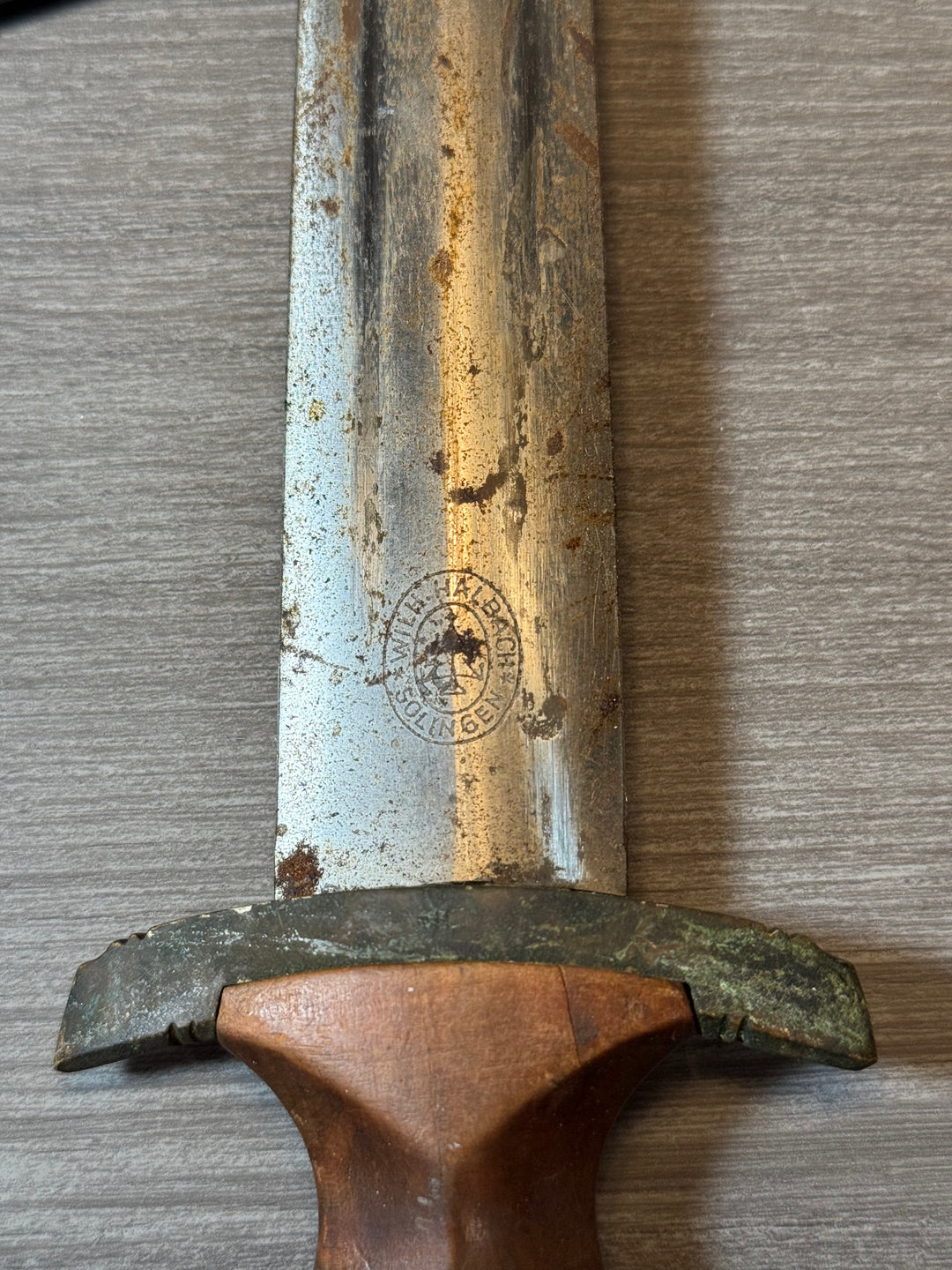 Original WWII German SA Dagger – Wilh. Halbach, Solingen – Early Nickel Fittings – “Alles für Deutschland