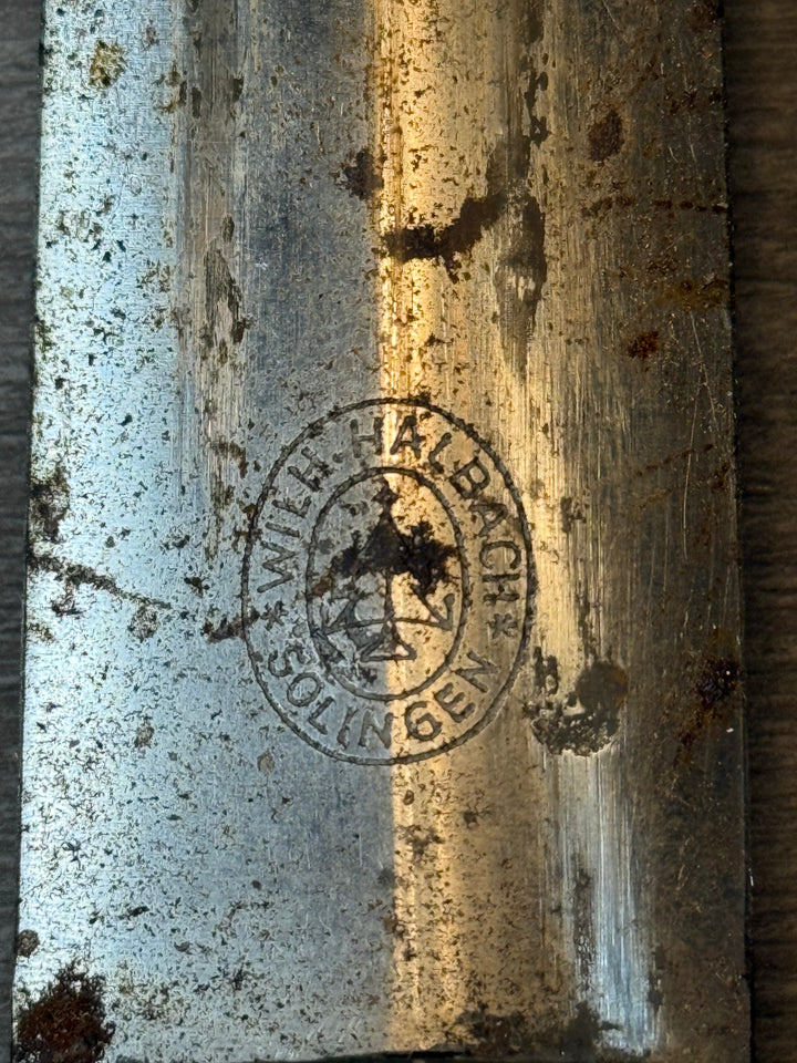 Original WWII German SA Dagger – Wilh. Halbach, Solingen – Early Nickel Fittings – “Alles für Deutschland